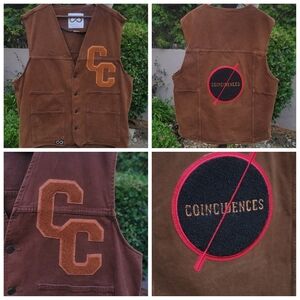 Continual Coincidences Brand Upcycled Vtg Denim Hip Hop Vest